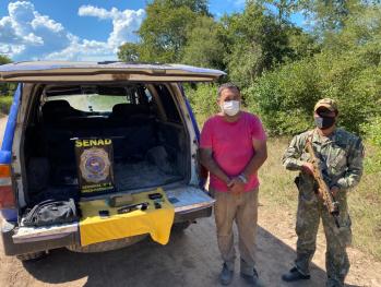 Alto Paraguay: Detienen a un distribuidor de droga en un camino vecinal